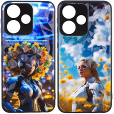 TPU+PC чехол Prisma Ladies для Xiaomi Redmi 13 4G / Poco M6 4G