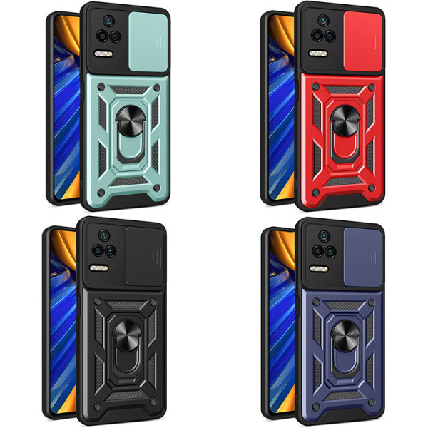 Замовити Xiaomi Poco F4 5G Ударостійкий чохол Camshield Serge Ring для Xiaomi Poco F4