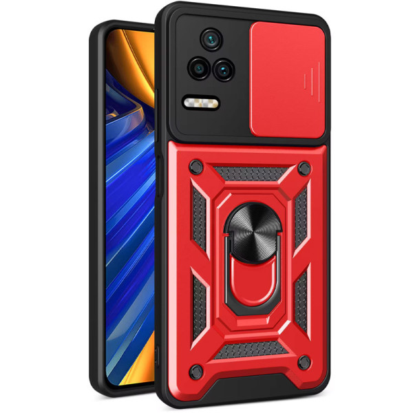 Замовити Xiaomi Poco F4 5G Ударостійкий чохол Camshield Serge Ring для Xiaomi Poco F4