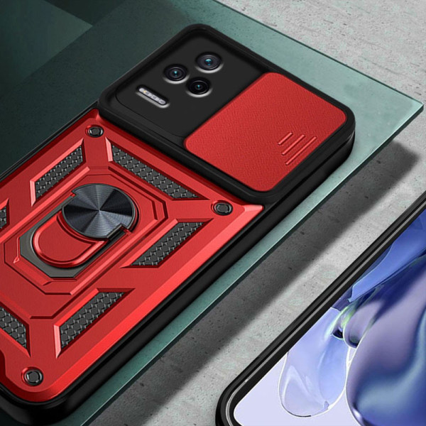 Замовити Xiaomi Poco F4 5G Ударостійкий чохол Camshield Serge Ring для Xiaomi Poco F4