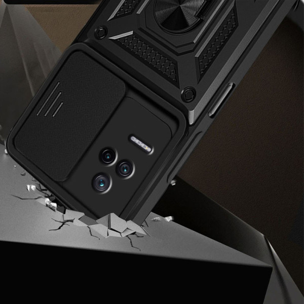 Замовити Xiaomi Poco F4 5G Ударостійкий чохол Camshield Serge Ring для Xiaomi Poco F4