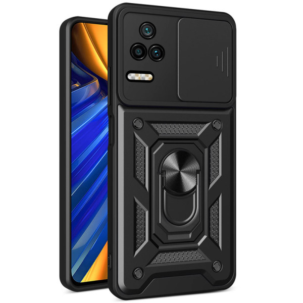Замовити Xiaomi Poco F4 5G Ударостійкий чохол Camshield Serge Ring для Xiaomi Poco F4