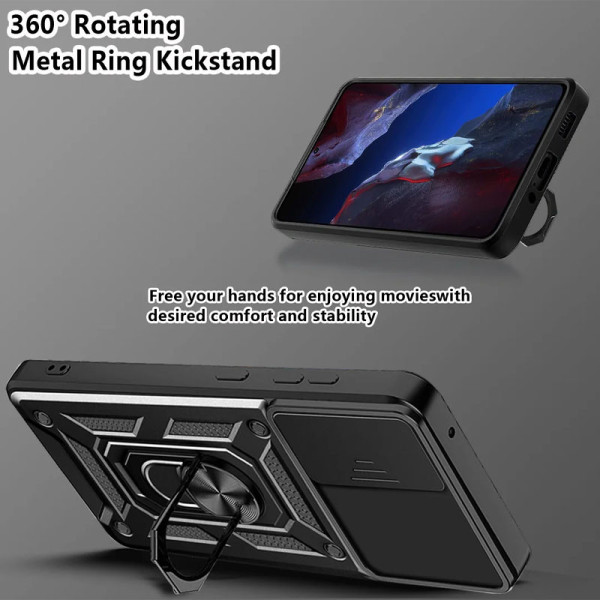 Замовити Xiaomi Poco F5 Pro Ударостійкий чохол Camshield Serge Ring для Xiaomi Poco F5 Pro / Redmi K60 / K60 Pro