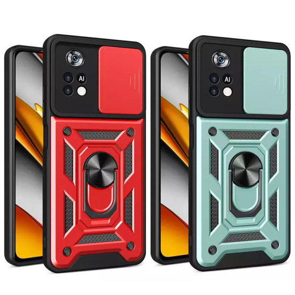 Замовити Xiaomi Poco M4 Pro 4G Ударостійкий чохол Camshield Serge Ring для Xiaomi Poco M4 Pro 4G