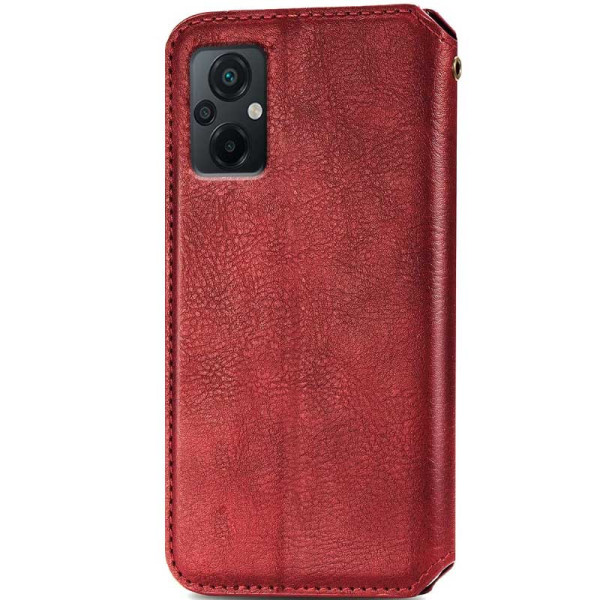 Замовити Xiaomi Poco M5 Шкіряний чохол книжка GETMAN Cubic (PU) для Xiaomi Poco M5