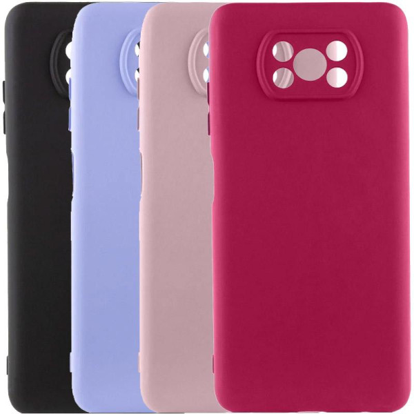 Замовити Xiaomi Poco X3 NFC / Poco X3 Pro Чохол TPU GETMAN Liquid Silk Full Camera для Xiaomi Poco X3 NFC / Poco X3 Pro