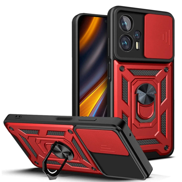 Заказать Xiaomi Poco X4 GT Ударопрочный чехол Camshield Serge Ring для Xiaomi Poco X4 GT
