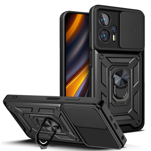 Замовити Xiaomi Poco X4 GT Ударостійкий чохол Camshield Serge Ring для Xiaomi Poco X4 GT