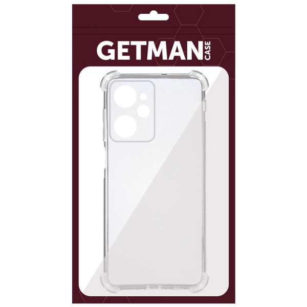 Замовити Xiaomi Poco X5 Pro 5G TPU чохол GETMAN Ease logo посилені кути Full Camera для Xiaomi Poco X5 Pro 5G