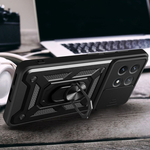 Заказать Xiaomi Poco X6 Pro Ударопрочный чехол Camshield Serge Ring для Xiaomi Poco X6 Pro