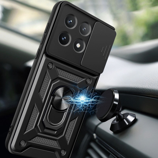 Заказать Xiaomi Poco X6 Pro Ударопрочный чехол Camshield Serge Ring для Xiaomi Poco X6 Pro