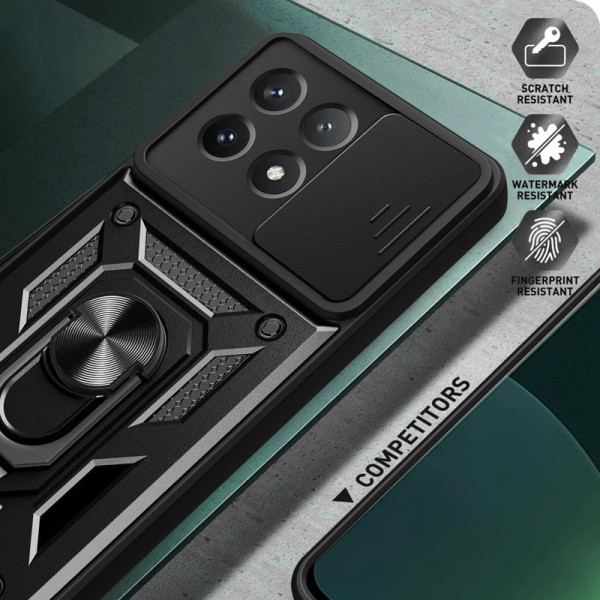 Заказать Xiaomi Poco X6 Pro Ударопрочный чехол Camshield Serge Ring для Xiaomi Poco X6 Pro