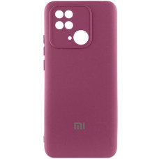 Чохол Silicone Cover Lakshmi Full Camera (AAA) with Logo для Xiaomi Redmi 10C