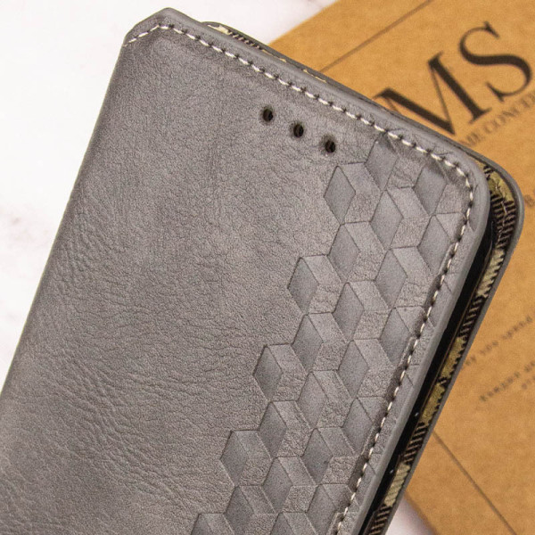 Заказать Xiaomi Redmi 12 Кожаный чехол книжка GETMAN Cubic (PU) для Xiaomi Redmi 12