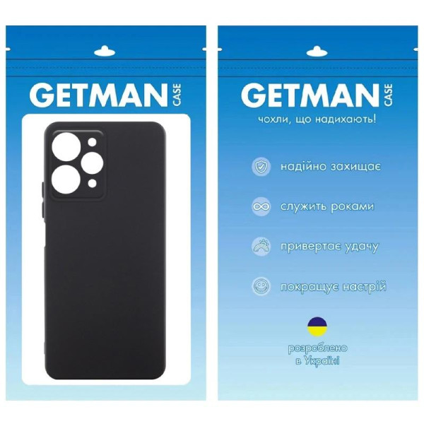 Заказать Xiaomi Redmi 12 Чохол TPU GETMAN Liquid Silk Full Camera для Xiaomi Redmi 12