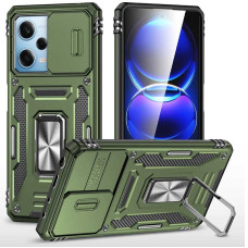 Ударопрочный чехол Camshield Army Ring для Xiaomi Redmi 12 / Poco M6 Pro 5G
