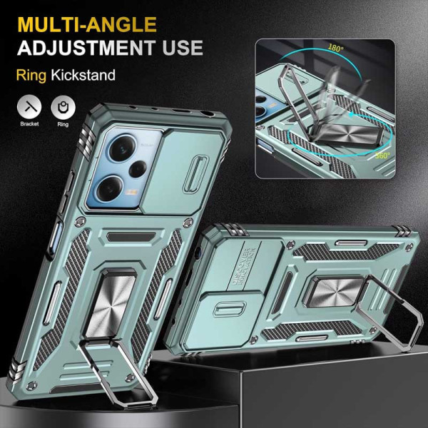 Заказать Xiaomi Redmi 12 Ударопрочный чехол Camshield Army Ring для Xiaomi Redmi 12 / Poco M6 Pro 5G