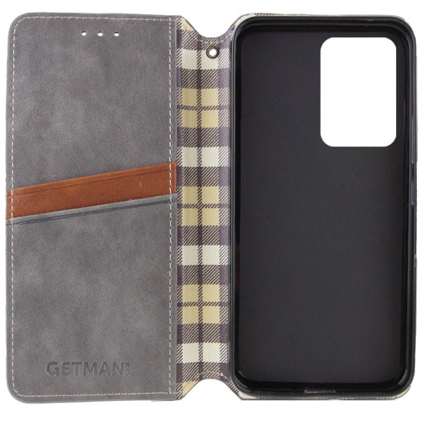 Заказать Xiaomi Redmi 12 Кожаный чехол книжка GETMAN Cubic (PU) для Xiaomi Redmi 12