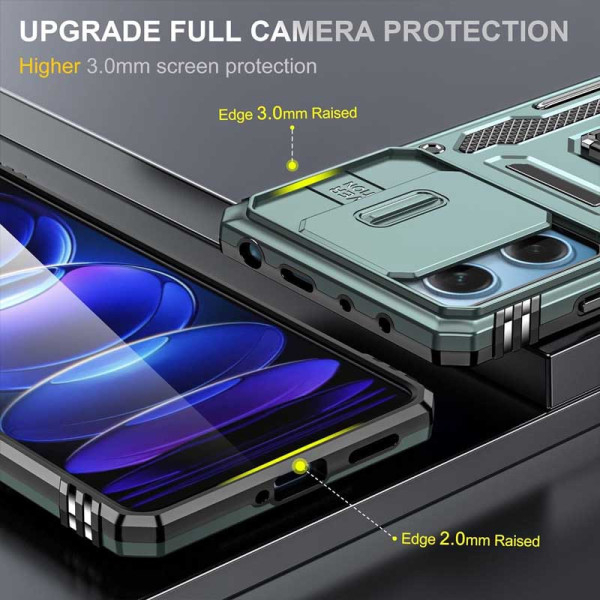 Заказать Xiaomi Redmi 12 Ударопрочный чехол Camshield Army Ring для Xiaomi Redmi 12 / Poco M6 Pro 5G