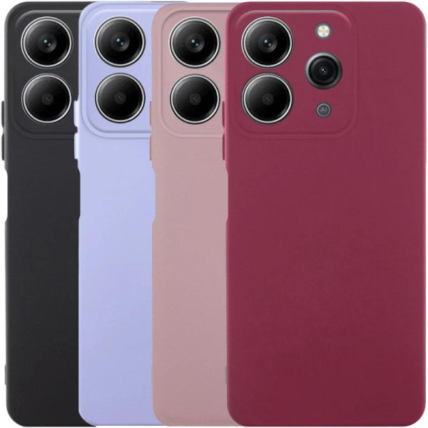 Заказать Xiaomi Redmi 12 Чохол TPU GETMAN Liquid Silk Full Camera для Xiaomi Redmi 12