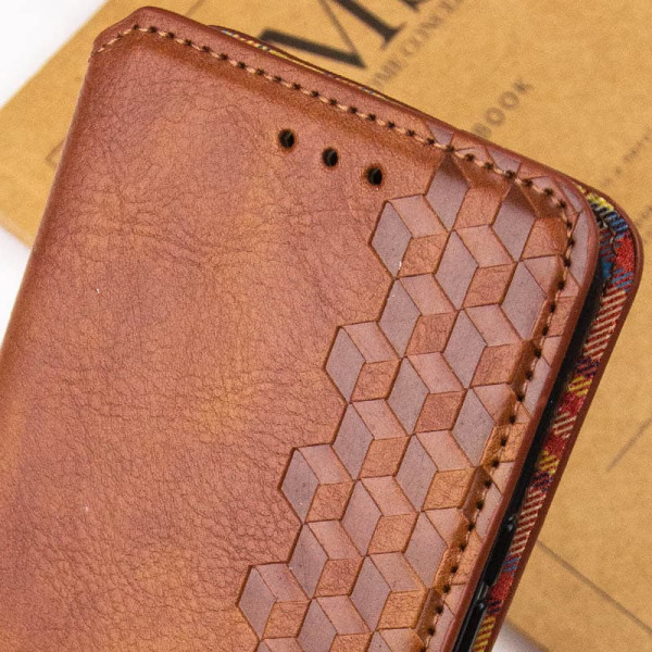 Заказать Xiaomi Redmi 12 Шкіряний чохол книжка GETMAN Cubic (PU) для Xiaomi Redmi 12