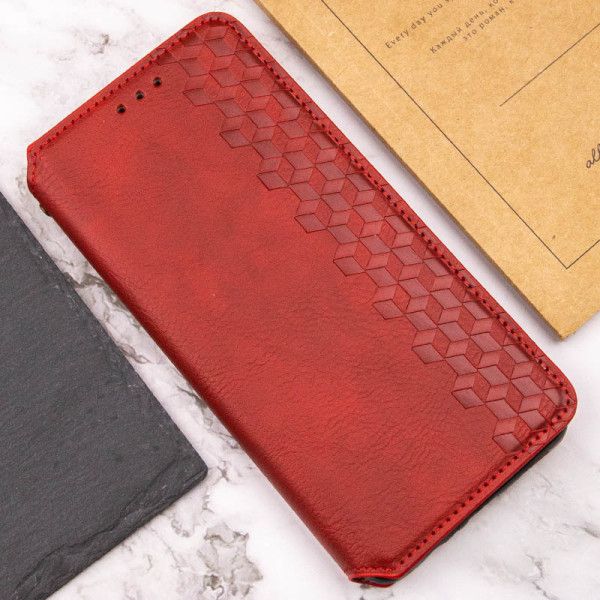 Заказать Xiaomi Redmi 12 Кожаный чехол книжка GETMAN Cubic (PU) для Xiaomi Redmi 12