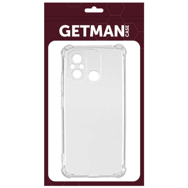 Замовити Xiaomi Redmi 12C TPU чохол GETMAN Ease logo посилені кути Full Camera для Xiaomi Redmi 12C