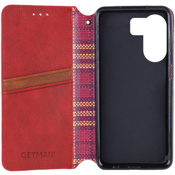 Замовити Xiaomi Redmi 13C Шкіряний чохол книжка GETMAN Cubic (PU) для Xiaomi Redmi 13C / Poco C65