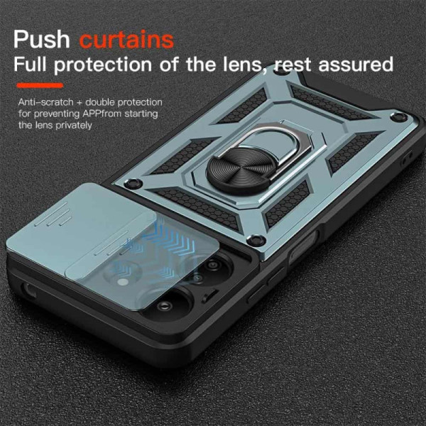 Заказать Xiaomi Redmi 13C Ударостійкий чохол Camshield Serge Ring для Xiaomi Redmi 13C / Poco C65