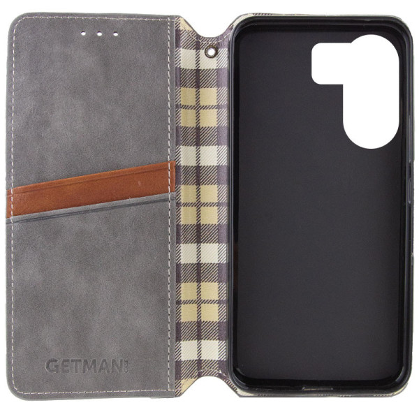 Заказать Xiaomi Redmi 13C Кожаный чехол книжка GETMAN Cubic (PU) для Xiaomi Redmi 13C / Poco C65