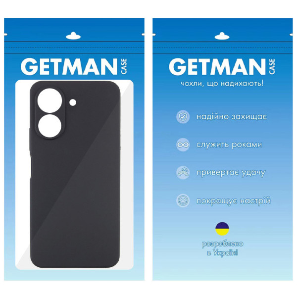 Заказать Xiaomi Redmi 13C Чохол TPU GETMAN Liquid Silk Full Camera для Xiaomi Redmi 13C / Poco C65
