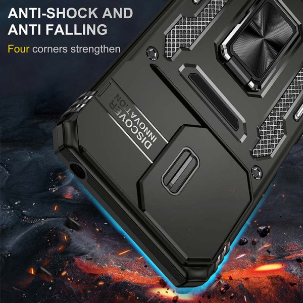 Замовити Xiaomi Redmi 13C Ударостійкий чохол Camshield Army Ring для Xiaomi Redmi 13C / Poco C65