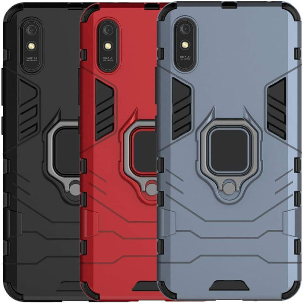 Замовити Xiaomi Redmi 9A Ударостійкий чохол Transformer Ring for Magnet для Xiaomi Redmi 9A