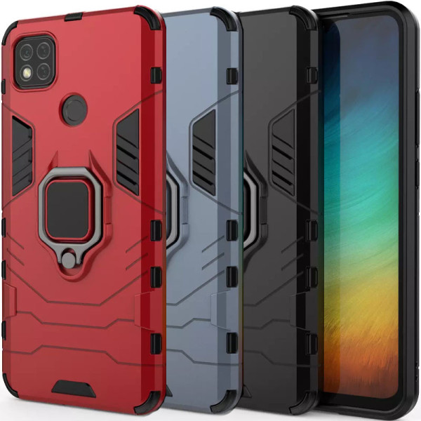 Замовити Xiaomi Redmi 9C Ударостійкий чохол Transformer Ring for Magnet для Xiaomi Redmi 9C