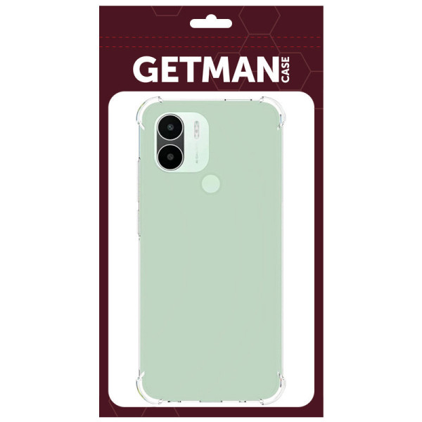 Замовити Xiaomi Redmi A1+ / A2+ TPU чохол GETMAN Ease logo посилені кути Full Camera для Xiaomi Redmi A1+ / Poco C50 / A2+