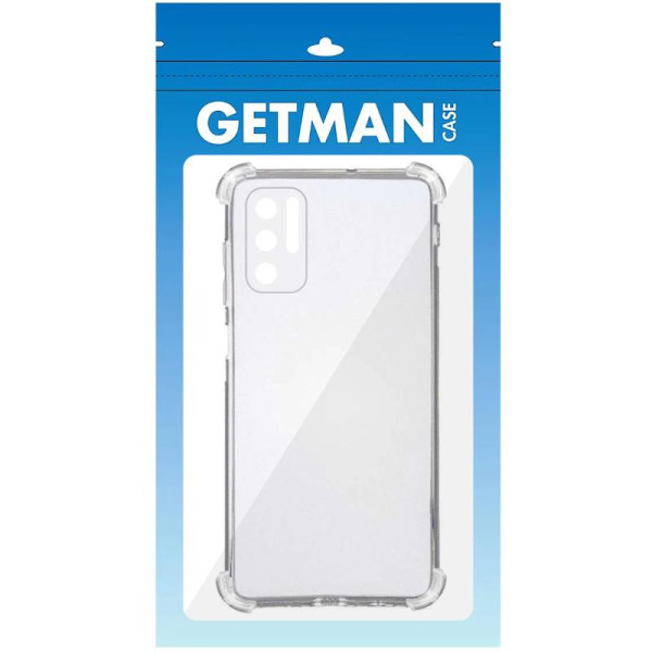 Замовити Xiaomi Redmi Note 10 5G TPU чохол GETMAN Ease logo посилені кути Full Camera для Xiaomi Redmi Note 10 5G / Poco M3 Pro