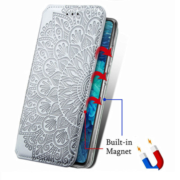 Замовити Xiaomi Redmi Note 10 / Note 10s Шкіряний чохол книжка GETMAN Mandala (PU) для Xiaomi Redmi Note 10 / Note 10s