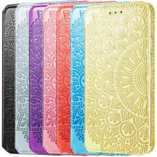 Шкіряний чохол книжка GETMAN Mandala (PU) для Xiaomi Redmi Note 10 / Note 10s