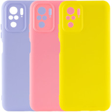 Чохол Silicone Cover Full Camera without Logo (A) для Xiaomi Redmi Note 10 / Note 10s