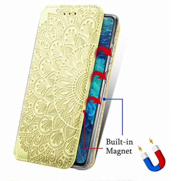 Замовити Xiaomi Redmi Note 10 / Note 10s Шкіряний чохол книжка GETMAN Mandala (PU) для Xiaomi Redmi Note 10 / Note 10s