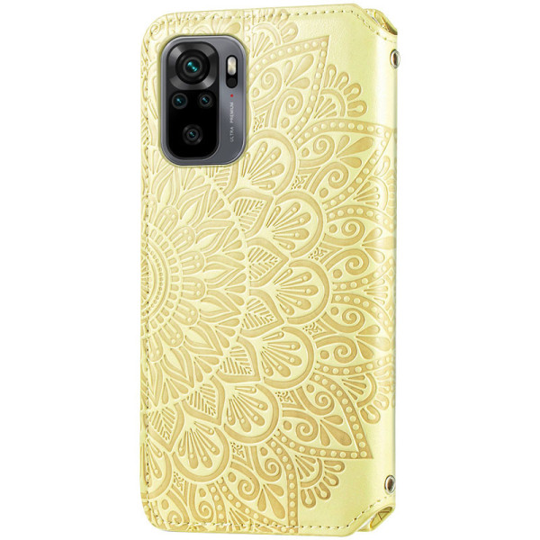 Замовити Xiaomi Redmi Note 10 / Note 10s Шкіряний чохол книжка GETMAN Mandala (PU) для Xiaomi Redmi Note 10 / Note 10s