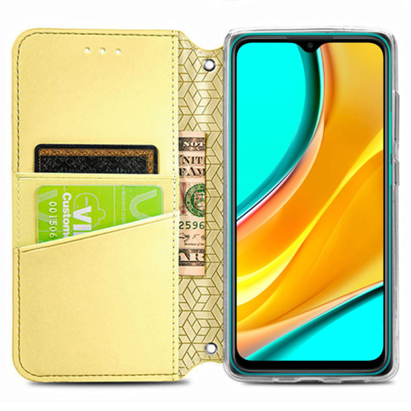 Замовити Xiaomi Redmi Note 10 / Note 10s Шкіряний чохол книжка GETMAN Mandala (PU) для Xiaomi Redmi Note 10 / Note 10s