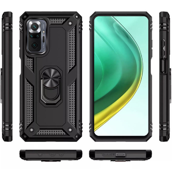 Замовити Xiaomi Redmi Note 10 Pro Ударостійкий чохол Serge Ring for Magnet для Xiaomi Redmi Note 10 Pro / 10 Pro Max