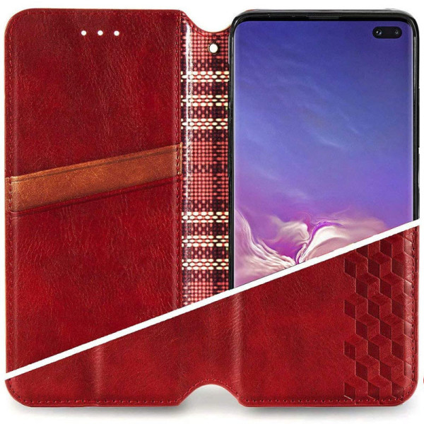 Замовити Xiaomi Redmi Note 10 Pro Шкіряний чохол книжка GETMAN Cubic (PU) для Xiaomi Redmi Note 10 Pro / 10 Pro Max