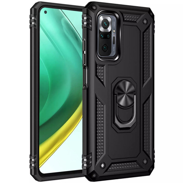 Замовити Xiaomi Redmi Note 10 Pro Ударостійкий чохол Serge Ring for Magnet для Xiaomi Redmi Note 10 Pro / 10 Pro Max