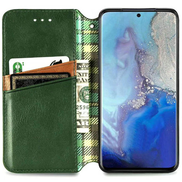 Замовити Xiaomi Redmi Note 10 Pro Шкіряний чохол книжка GETMAN Cubic (PU) для Xiaomi Redmi Note 10 Pro / 10 Pro Max