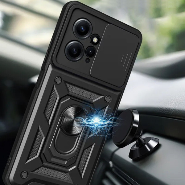Замовити Xiaomi Redmi Note 12 4G Ударостійкий чохол Camshield Serge Ring для Xiaomi Redmi Note 12 4G