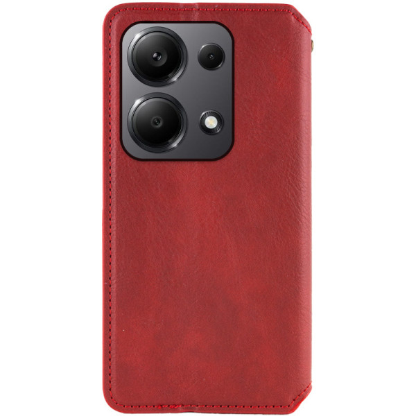 Замовити Xiaomi Redmi Note 13 4G Шкіряний чохол книжка GETMAN Cubic (PU) для Xiaomi Redmi Note 13 4G