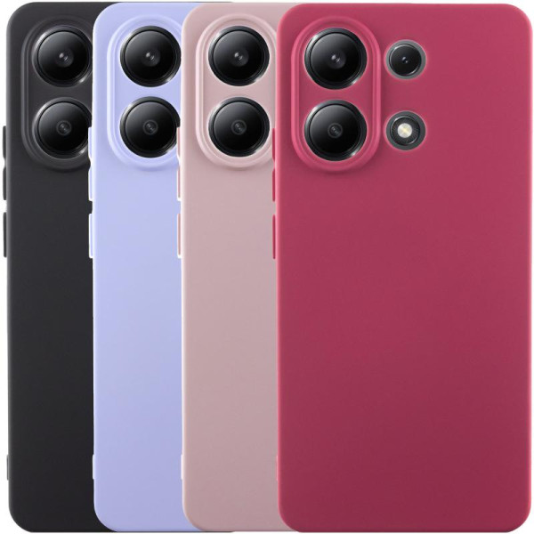 Заказать Xiaomi Redmi Note 13 4G Чохол TPU GETMAN Liquid Silk Full Camera для Xiaomi Redmi Note 13 4G