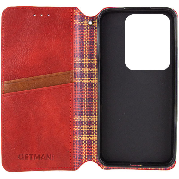Замовити Xiaomi Redmi Note 13 4G Шкіряний чохол книжка GETMAN Cubic (PU) для Xiaomi Redmi Note 13 4G